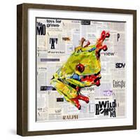 Ralph the Frog-James Grey-Framed Art Print