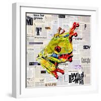 Ralph the Frog-James Grey-Framed Art Print