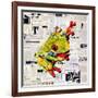 Ralph the Frog-James Grey-Framed Art Print