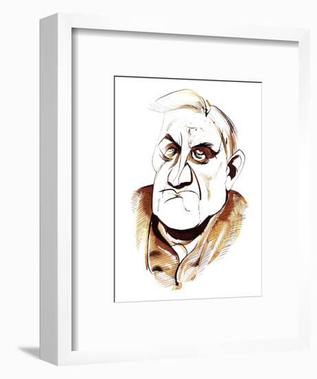 Ralph Vaughan Williams - caricature-Neale Osborne-Framed Giclee Print