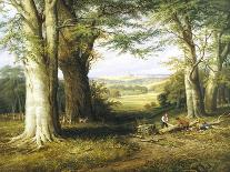Cutting Logs, Windsor Park-Ralph W. Lucas-Mounted Giclee Print