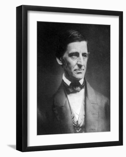 Ralph Waldo Emerson, American Author-Science Source-Framed Giclee Print