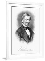 Ralph Waldo Emerson-Samuel Hollyer-Framed Giclee Print