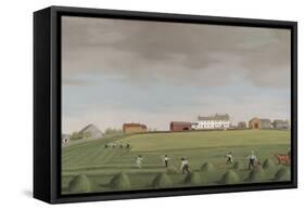 Ralph Wheelocks Farm, c.1822-Francis Alexander-Framed Stretched Canvas