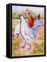 Ralphy, The Cockerel, 2005-Joan Thewsey-Framed Stretched Canvas