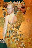Oil on Canvas, Original Painting, Portrait of Beautiful Girl.-ralwel-Stretched Canvas