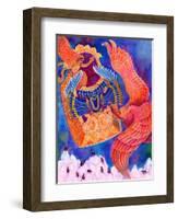 Ram and Sita, 1999,-Jane Tattersfield-Framed Giclee Print