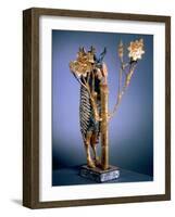 Ram Caught in a Thicket Sculpture-null-Framed Photographic Print