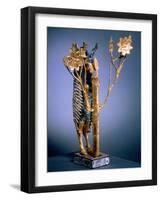 Ram Caught in a Thicket Sculpture-null-Framed Photographic Print