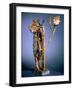 Ram Caught in a Thicket Sculpture-null-Framed Photographic Print