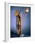 Ram Caught in a Thicket Sculpture-null-Framed Photographic Print