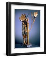 Ram Caught in a Thicket Sculpture-null-Framed Photographic Print