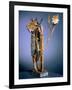 Ram Caught in a Thicket Sculpture-null-Framed Photographic Print