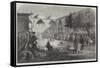 Ram-Fighting at the Persian Khan, Constantinople-null-Framed Stretched Canvas