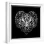 Ram Head Black Mesh-Lisa Kroll-Framed Art Print