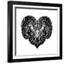 Ram Head Mesh-Lisa Kroll-Framed Art Print