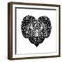 Ram Head Mesh-Lisa Kroll-Framed Art Print