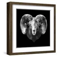 Ram Head-Lisa Kroll-Framed Art Print