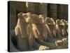 Ram-Headed Sphinxes of the Processional Avenue, at the Temple of Karnak, Thebes, Egypt-Richardson Rolf-Stretched Canvas