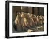 Ram-Headed Sphinxes of the Processional Avenue, at the Temple of Karnak, Thebes, Egypt-Richardson Rolf-Framed Photographic Print