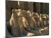 Ram-Headed Sphinxes of the Processional Avenue, at the Temple of Karnak, Thebes, Egypt-Richardson Rolf-Mounted Photographic Print