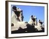 Ram-Headed Sphinxes, Temple of Amun, Karnak, Egypt-CM Dixon-Framed Photographic Print