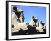 Ram-Headed Sphinxes, Temple of Amun, Karnak, Egypt-CM Dixon-Framed Photographic Print