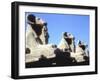 Ram-Headed Sphinxes, Temple of Amun, Karnak, Egypt-CM Dixon-Framed Photographic Print