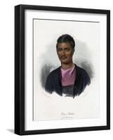 Ram Ruttun, a Brahman, C1840-J Bull-Framed Giclee Print