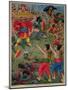 Rama and Lakshmana Do Battle with the Wicked Ravana: an Episode from the Ramayana Epic, C.1914-null-Mounted Giclee Print