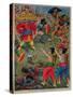 Rama and Lakshmana Do Battle with the Wicked Ravana: an Episode from the Ramayana Epic, C.1914-null-Stretched Canvas