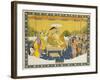 Rama and Sita Enthroned, 19th Century-null-Framed Giclee Print