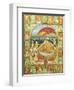 Rama and Sita Enthroned. Mandi, c.1800-1820-null-Framed Giclee Print