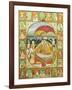 Rama and Sita Enthroned. Mandi, c.1800-1820-null-Framed Giclee Print