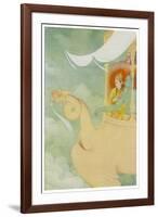 Rama and Sita Return to Ayodhya in the Vehicle Pushpaka-null-Framed Premium Giclee Print