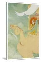 Rama and Sita Return to Ayodhya in the Vehicle Pushpaka-null-Stretched Canvas