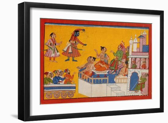 Rama Bends His Bow, C.1700-null-Framed Giclee Print