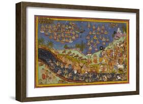 Rama Enters Heaven-null-Framed Giclee Print