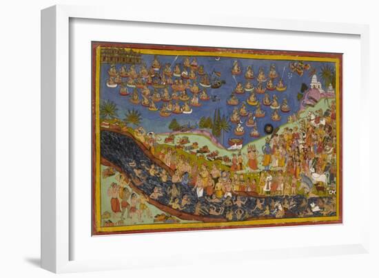 Rama Enters Heaven-null-Framed Giclee Print