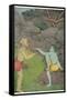 Rama Put His Trust in the Ape Hanuman (Son of the Wind God) to Find His Abducted Wife Sita-K. Venkatappa-Framed Stretched Canvas