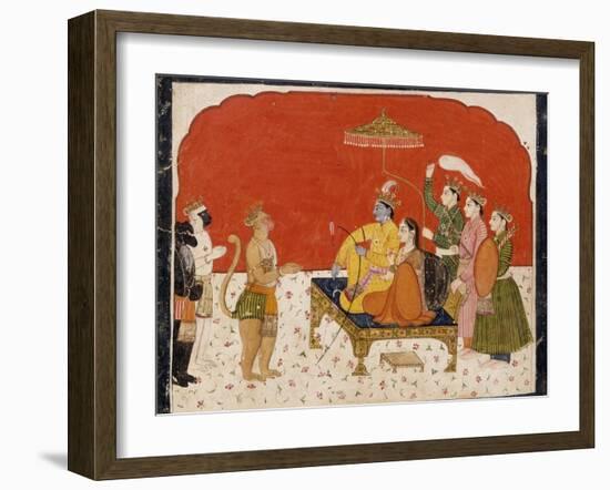 Rama's Court-null-Framed Art Print