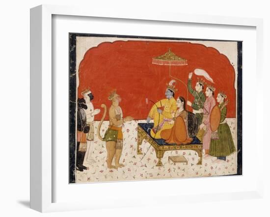 Rama's Court-null-Framed Art Print