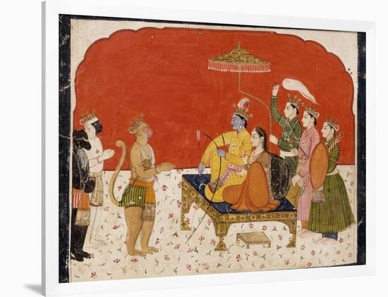 Rama's Court-null-Framed Art Print