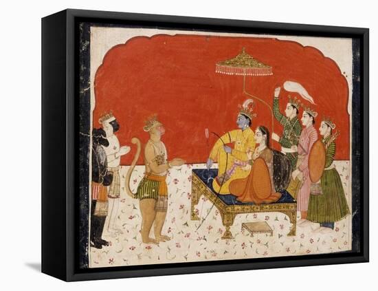 Rama's Court-null-Framed Stretched Canvas