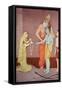 Rama's Marriage, 1913-K Venkatappa-Framed Stretched Canvas