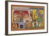 Rama's Sandals Are Installed On the Throne-null-Framed Giclee Print