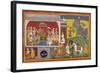 Rama's Sandals Are Installed On the Throne-null-Framed Giclee Print