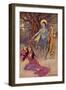 Rama Spurns the Demon Lover-Warwick Goble-Framed Giclee Print