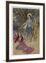 Rama the Seventh Avatar of Vishnu is Tempted by Shurpanakha a Rakshasa-Warwick Goble-Framed Premium Giclee Print