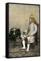 Rama V (Chulalongkorn), King of Siam, in His Royal Attire, Circa 1900-null-Framed Stretched Canvas